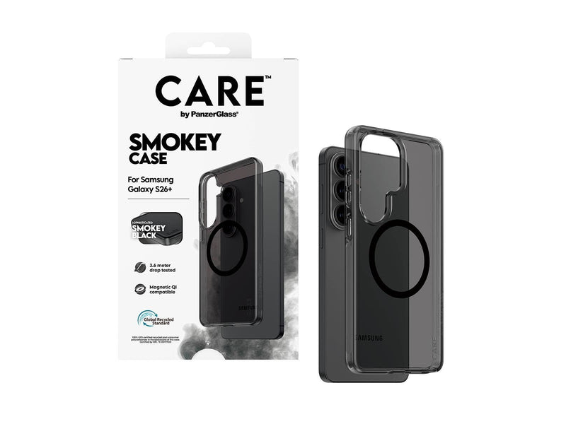 CARE by PanzerGlass Urban Explorer Case Smokey w. Black Qi Samsung Galaxy S26+