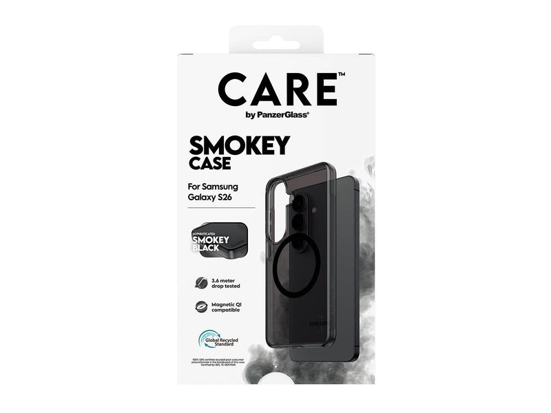 CARE by PanzerGlass Urban Explorer Case Smokey w. Black Qi Samsung Galaxy S26