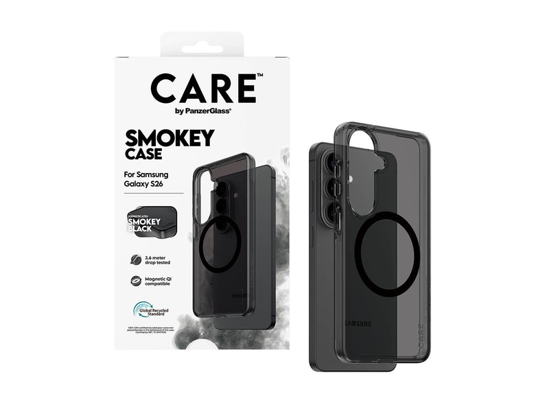 CARE by PanzerGlass Urban Explorer Case Smokey w. Black Qi Samsung Galaxy S26
