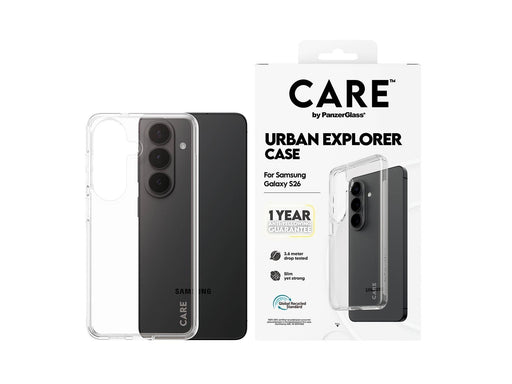 CARE by PanzerGlass Urban Explorer Case Transparent Samsung Galaxy S26