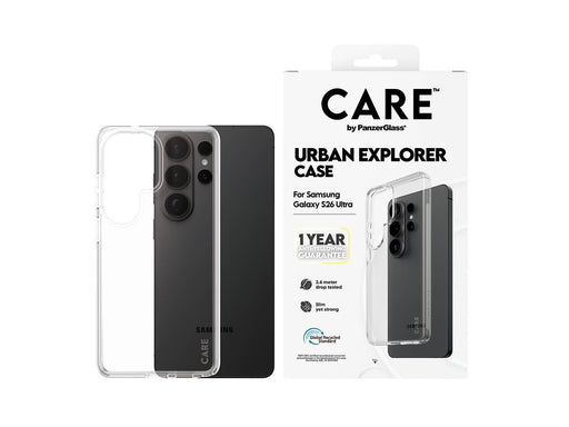 CARE by PanzerGlass Urban Explorer Case Transparent Samsung Galaxy S26 Ultra
