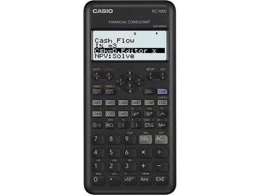 CASIO FC-100V Financial Calculator - Black