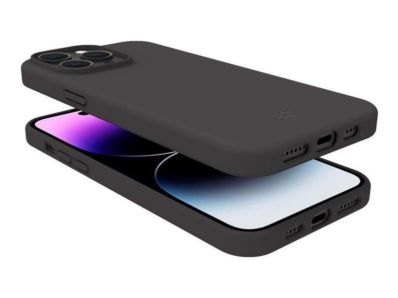 CELLY Cromo Soft rubber case iPhone 15 Pro Max - Black