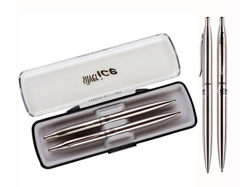 CENTRUM Ballpoint pen/pencil steel. In gift box