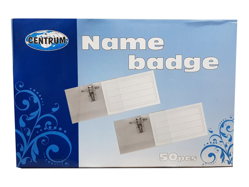 CENTRUM Congress sticker 57*90mm. W. clamp and pin.