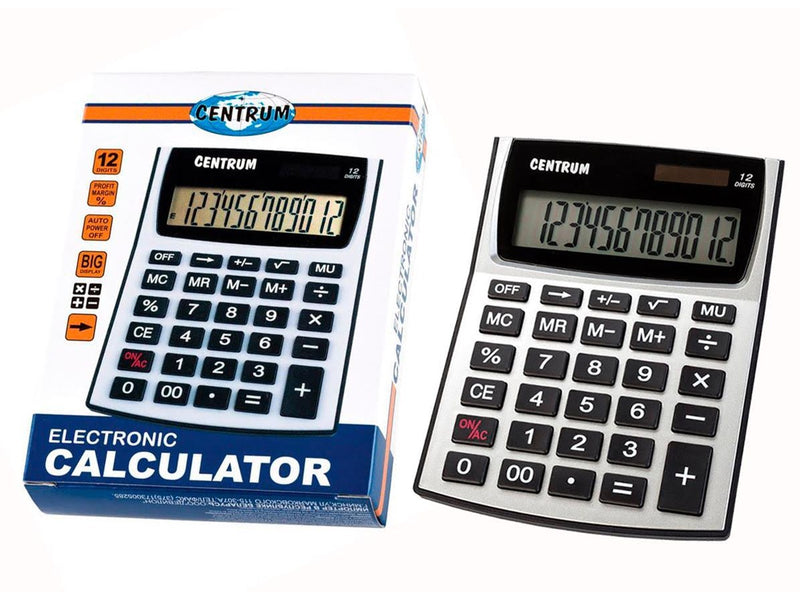 CENTRUM Desk calculator 12 digits. 145*108*27mm