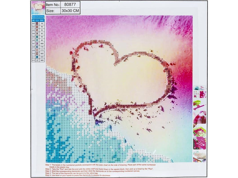 CENTRUM Diamond Painting 30*30cm. HEART