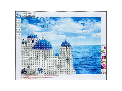 CENTRUM Diamond Painting 30*40cm. HOUSES AND SEA