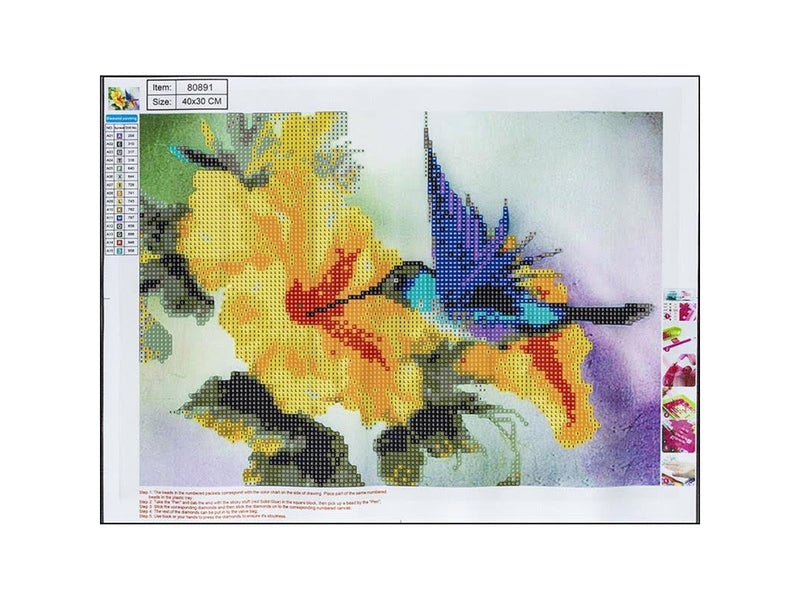 CENTRUM Diamond Painting 30*40cm. KOLIBRI