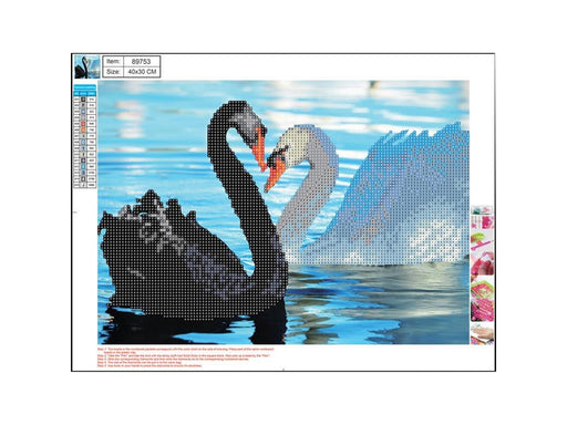 CENTRUM Diamond Painting 30*40cm. Swans