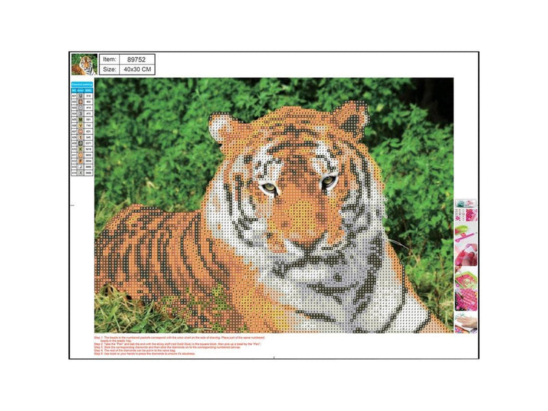 CENTRUM Diamond Painting 30*40cm. Tiger
