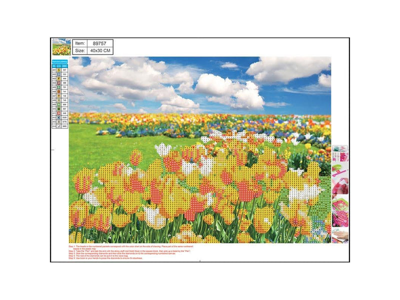 CENTRUM Diamond Painting 30*40cm. Tulip field