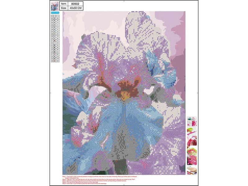 CENTRUM Diamond Painting 40*50cm. FLOWERS