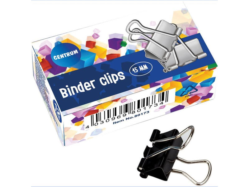 CENTRUM Foldback clamps 12 pcs. 15mm