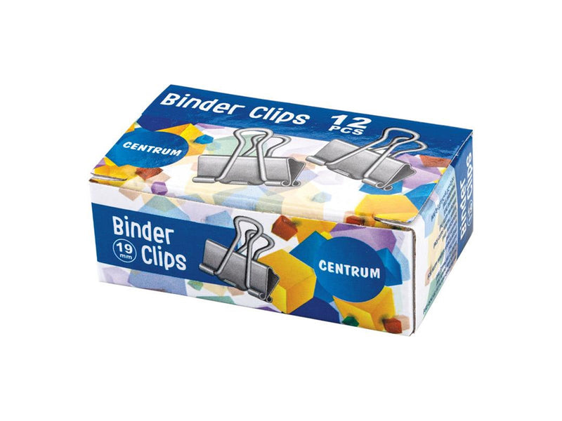 CENTRUM Foldback clamps 12 pcs. 19mm