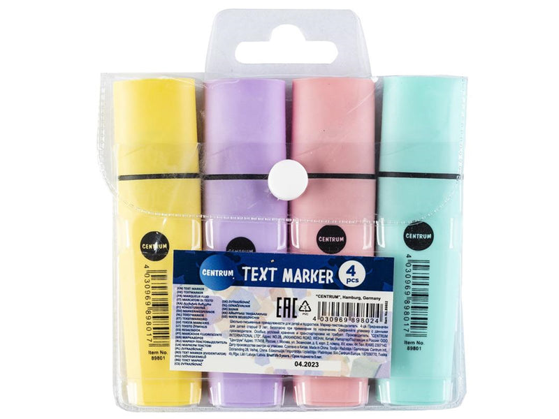 CENTRUM Highlighter 1-5mm. 4ass. PASTEL