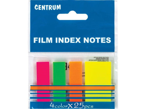 CENTRUM Indeksfaner 45*12 45*25mm 4 neonfrv.