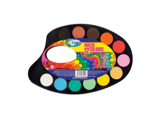CENTRUM Paint tray 12 colors + brush.