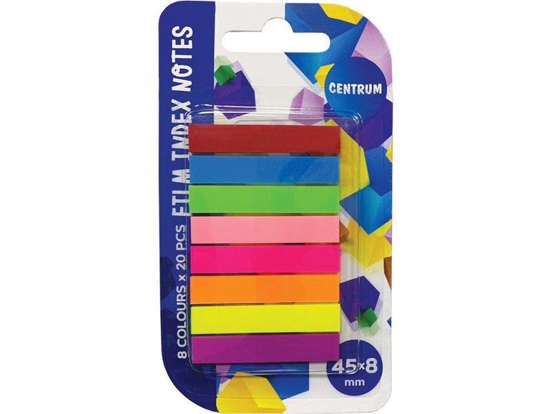 CENTRUM StickNotes 8 colors 45*8mm ass