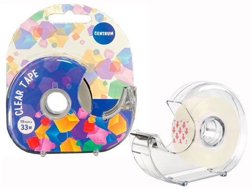 CENTRUM Tape 19*33M w. dispenser. Blister card