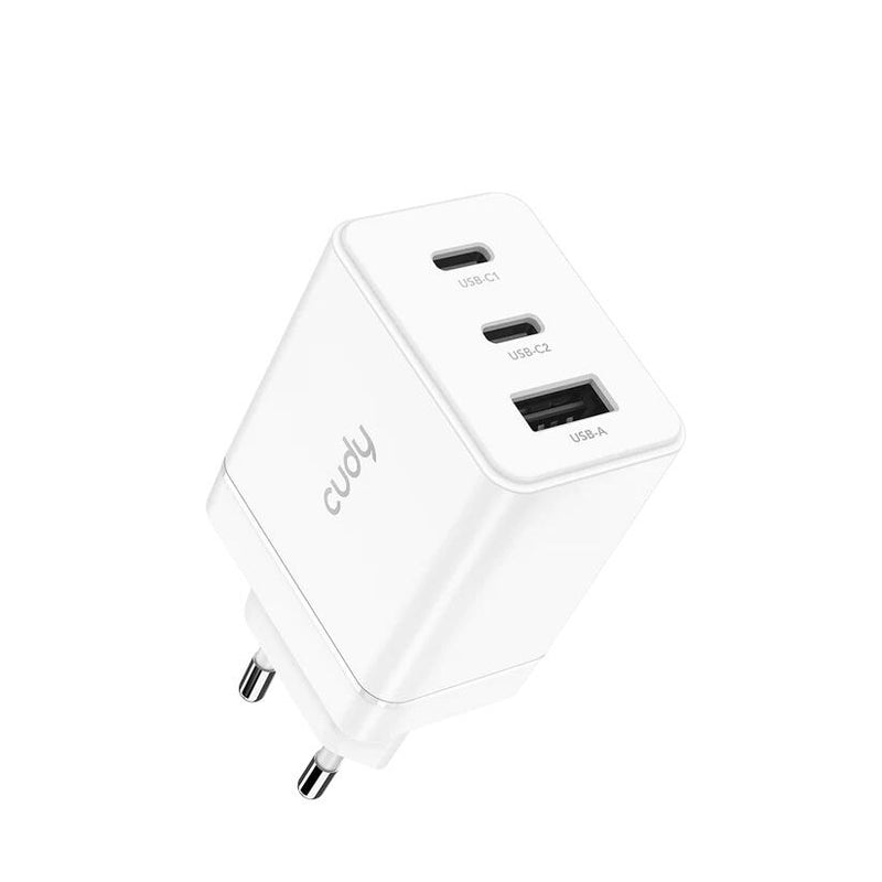 cudy TELZ 3-Port 67W USB-C Charger with EU Plug