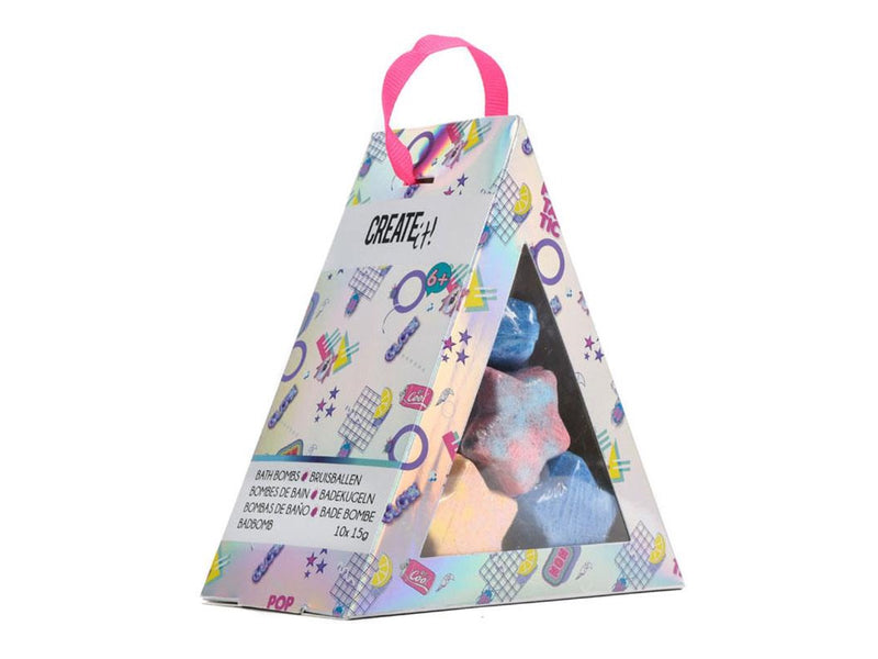CREATE IT! Poptastic Bath Bombs Star 10-Pack