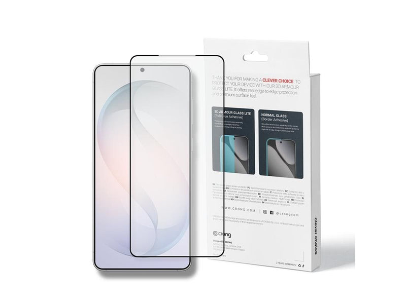 CRONG 3D Armour Glass Lite - Full Glue Tempered Glass for Samsung Galaxy S26 Ultra
