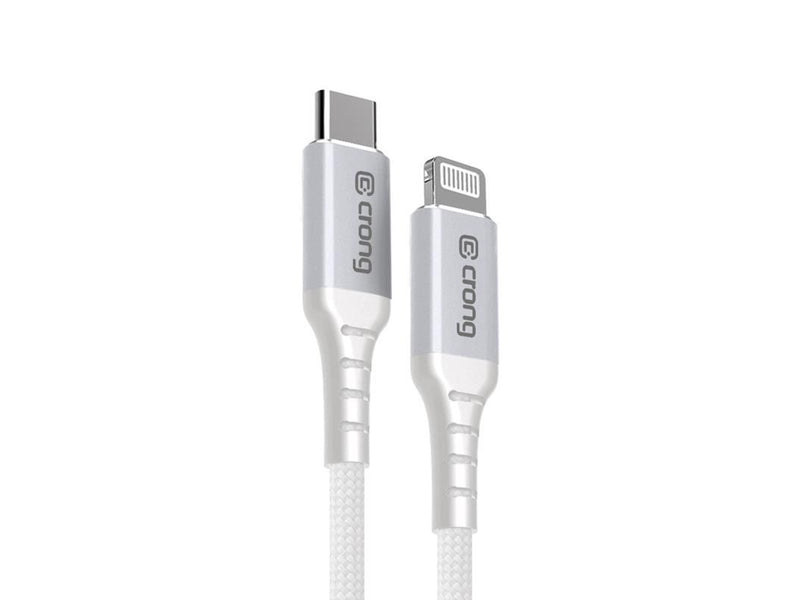 CRONG Armor Link - USB-C Lightning Fast Charging MFi Cable 150cm (white)