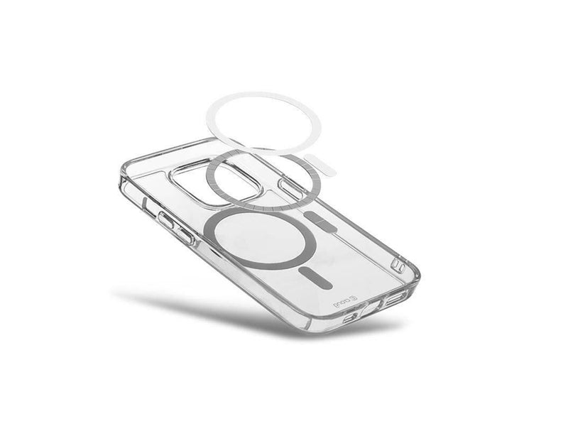 CRONG Clear MAG Cover - iPhone 15 Pro MagSafe Case (Clear)