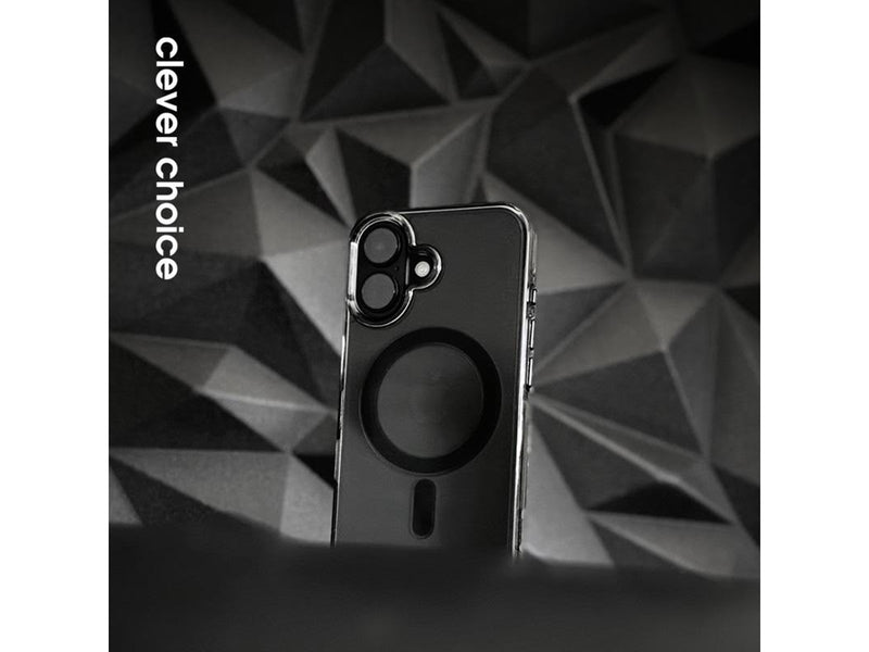 CRONG Clear MAG Pro - iPhone 15 Pro MagSafe Case (Black)