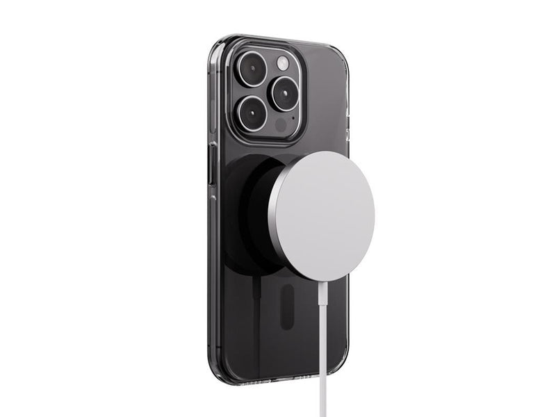 CRONG Clear MAG Pro - iPhone 15 Pro MagSafe Case (Black)