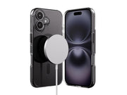 CRONG Clear MAG Pro - iPhone 16 MagSafe Case (Black)
