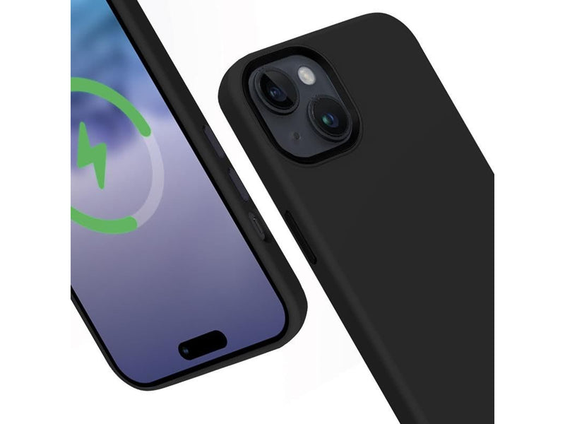 CRONG Color Cover LUX Magnetic - iPhone 15 Plus MagSafe Case - Black