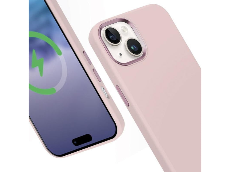 CRONG Color Cover LUX Magnetic - iPhone 15 Plus MagSafe Case - Pink