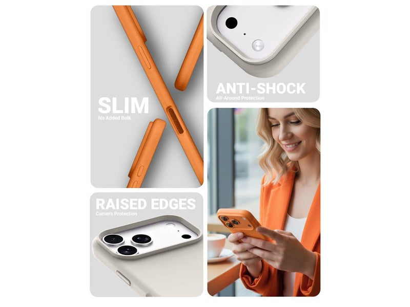 CRONG Color Cover Magnetic - Case MagSafe iPhone 17 Pro (stone beige)