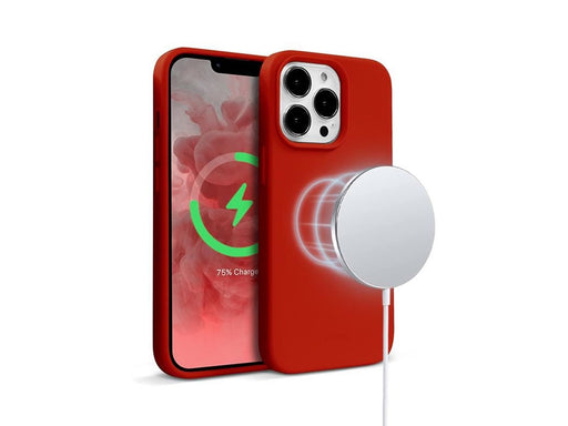 CRONG Color Cover Magnetic - iPhone 13 Pro Max MagSafe Case - Red