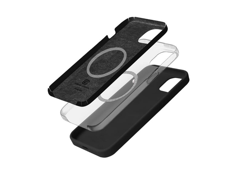 CRONG Color Cover Magnetic - iPhone 15 MagSafe Case - Black
