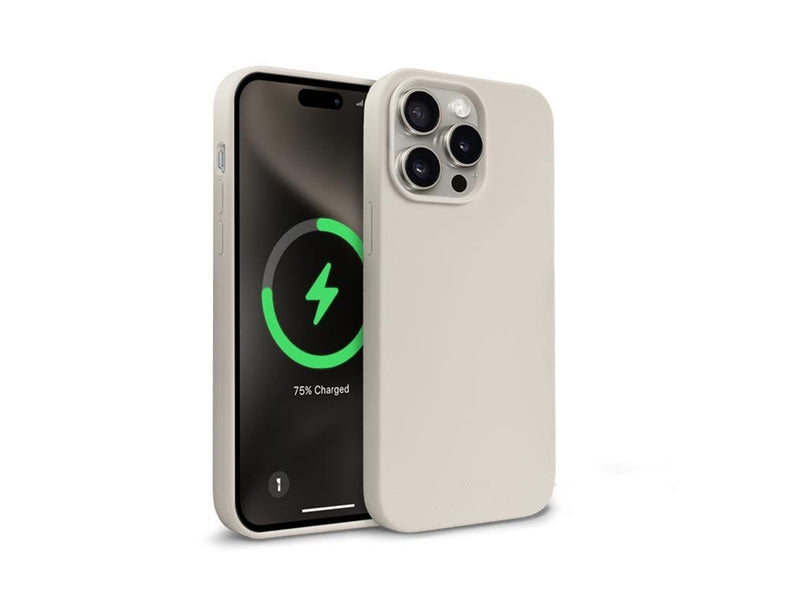 CRONG Color Cover Magnetic - iPhone 15 Pro Max MagSafe Case - Stone Beige