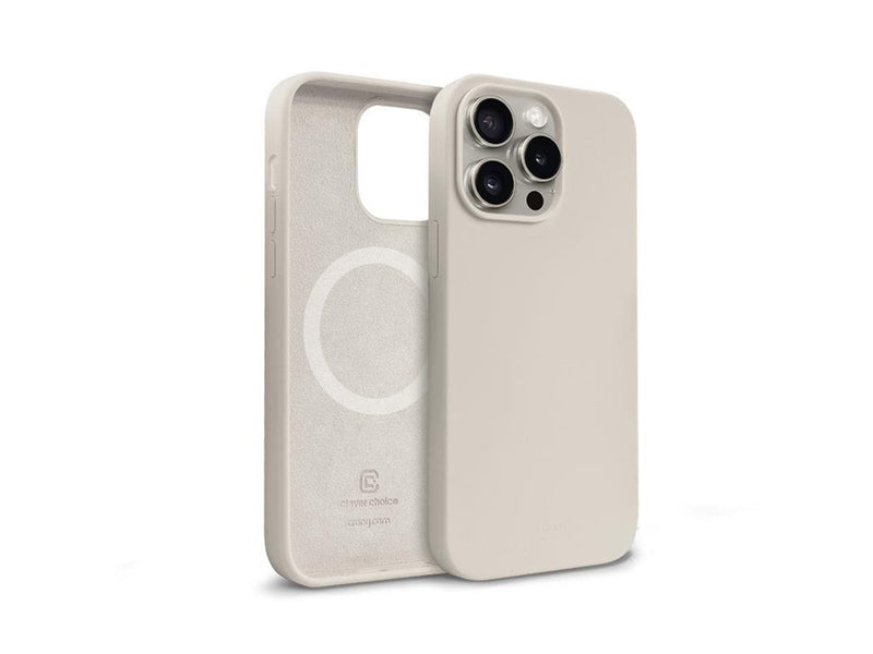 CRONG Color Cover Magnetic - iPhone 15 Pro Max MagSafe Case - Stone Beige