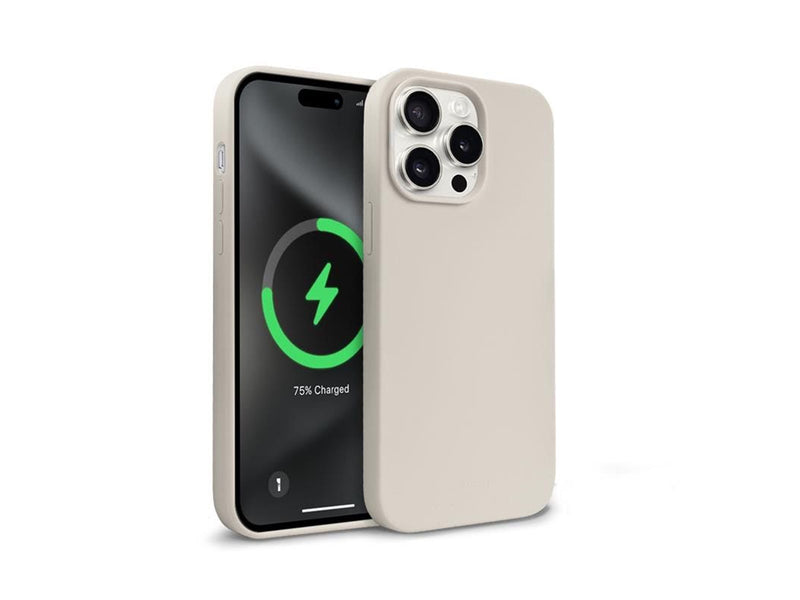 CRONG Color Cover Magnetic - iPhone 15 Pro Max MagSafe Case - Stone Beige