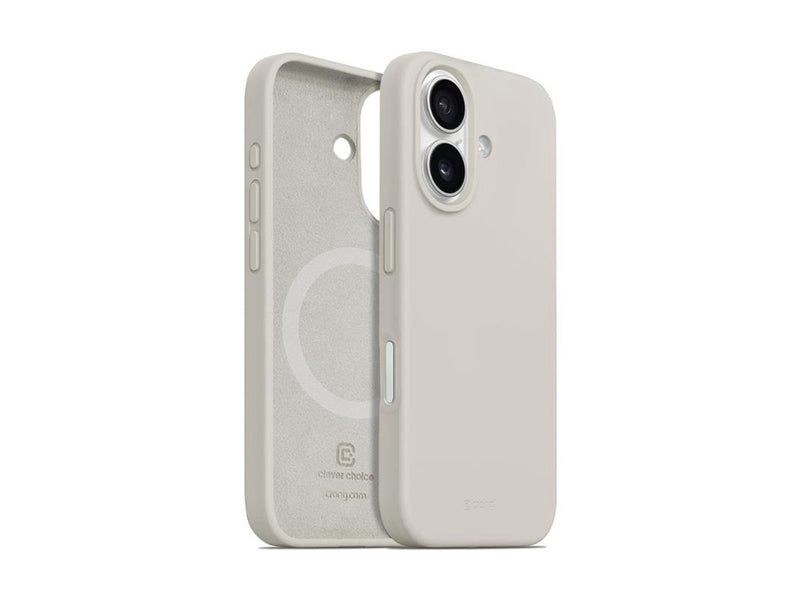 CRONG Color Cover Magnetic - iPhone 16 MagSafe Case (Stone Beige)