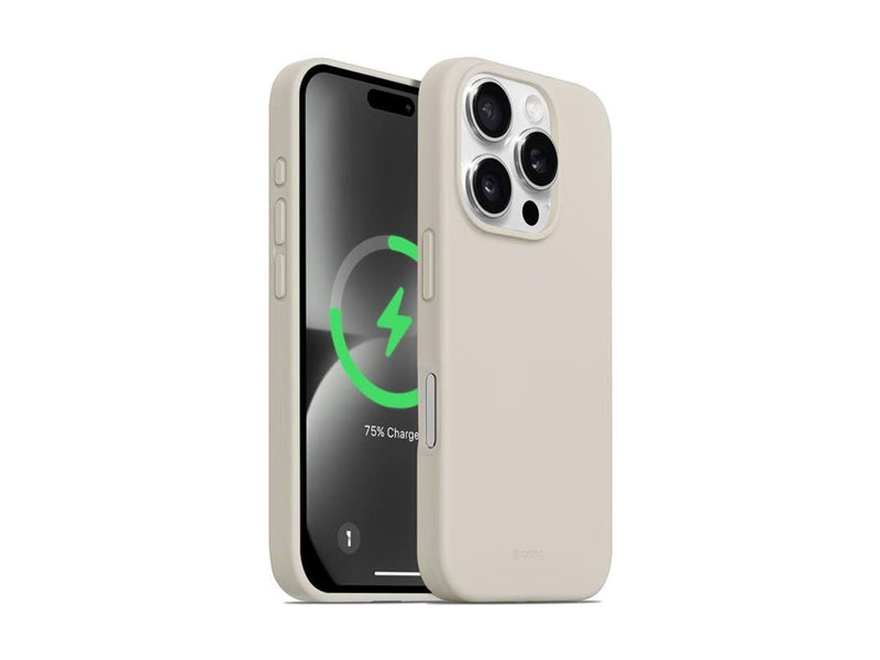 CRONG Color Cover Magnetic - iPhone 16 Pro MagSafe Case (Stone Beige)