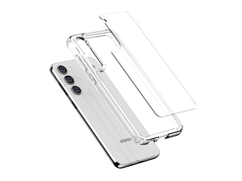 CRONG Crystal Shield Cover - Samsung Galaxy S23+ Case - Transparent