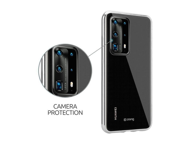 CRONG Crystal Slim Cover - Huawei P40 Pro Case (Transparent)