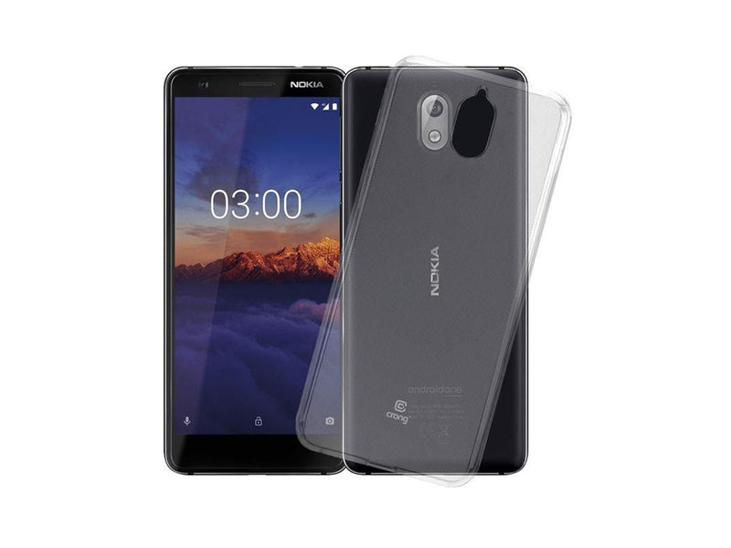 CRONG Crystal Slim Cover - Protective Case for Nokia 3.1 - clear