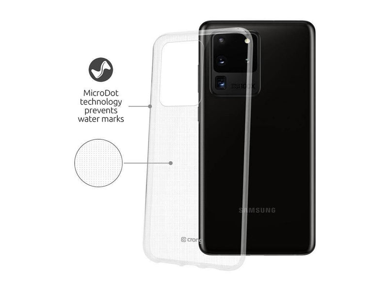 CRONG Crystal Slim Cover - Samsung Galaxy S20 Ultra Case (Transparent)