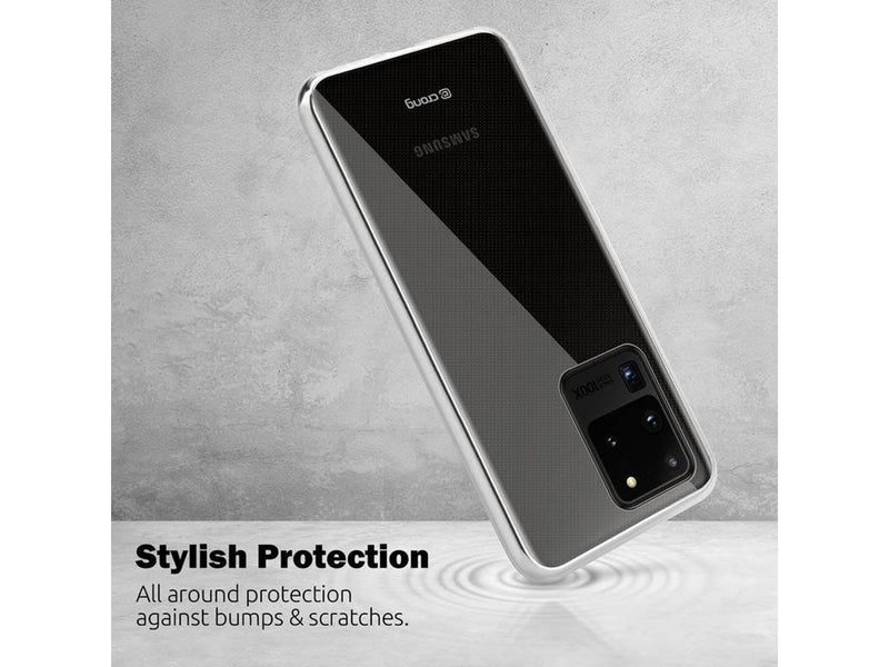 CRONG Crystal Slim Cover - Samsung Galaxy S20 Ultra Case (Transparent)
