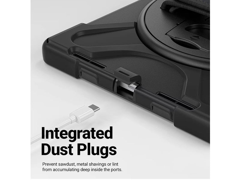 CRONG Defender Plus - Rugged Case iPad 11" A16 (2025) / 10.9" (2022) - black