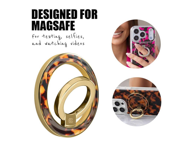 CRONG Deluxe RING Holder - Magnetic Phone Holder MagSafe - Tortoise