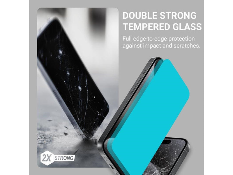 CRONG EasyShield 2-Pack - Tempered Glass iPhone 15 Pro Max (2 pieces)